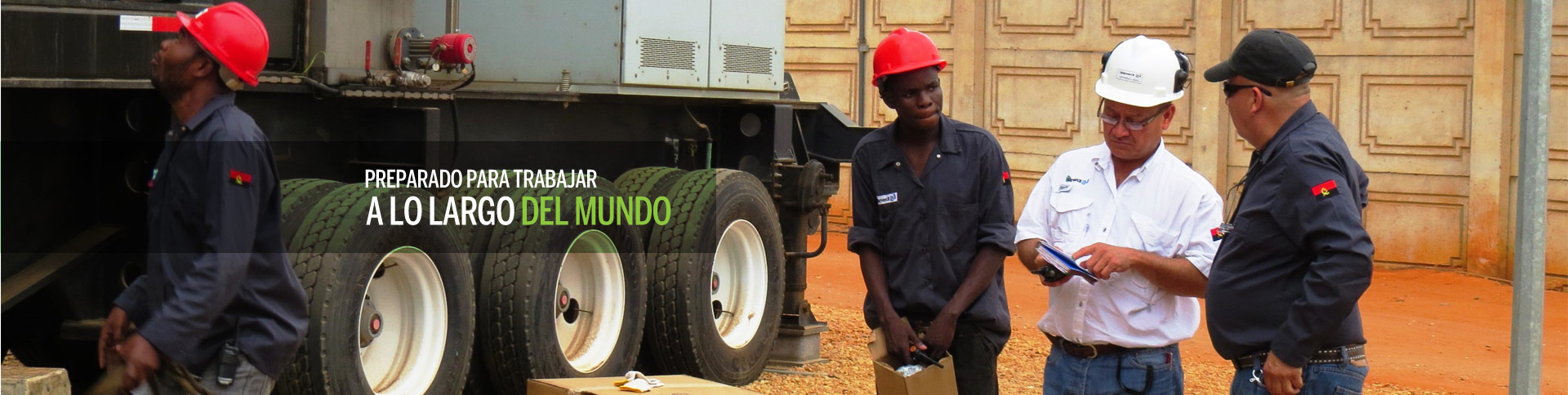 Preparados para trabajar a lo largo del mundo